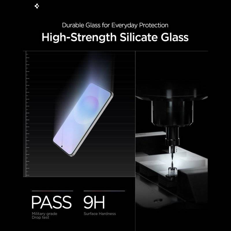 Стъклен Протектор за Samsung A27, Spigen EZ Fit Pro Glas.tR 2бр., Прозрачен (9)