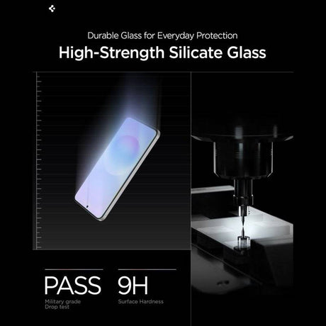 Стъклен Протектор за Samsung A27, Spigen EZ Fit Pro Glas.tR 2бр., Прозрачен (9)
