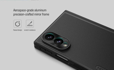 Magsafe Калъф за Samsung Z Fold 8, Nillkin Super Frosted Pro Case, Черен (11)