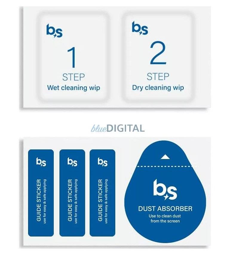 Протектор за Samsung A06, Samsung Blue Star 5D Full Glue Glass, Прозрачен (4)