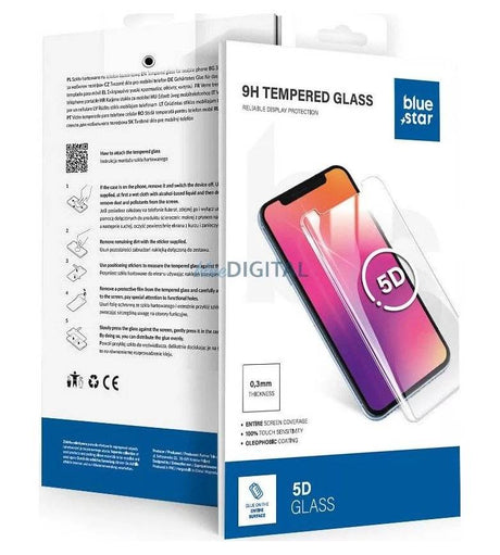 Протектор за Samsung A06, Samsung Blue Star 5D Full Glue Glass, Прозрачен