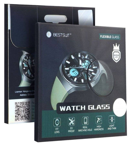 Протектор за Samsung Watch 8 44mm, Bestsuit Flexy Glass, Прозрачен