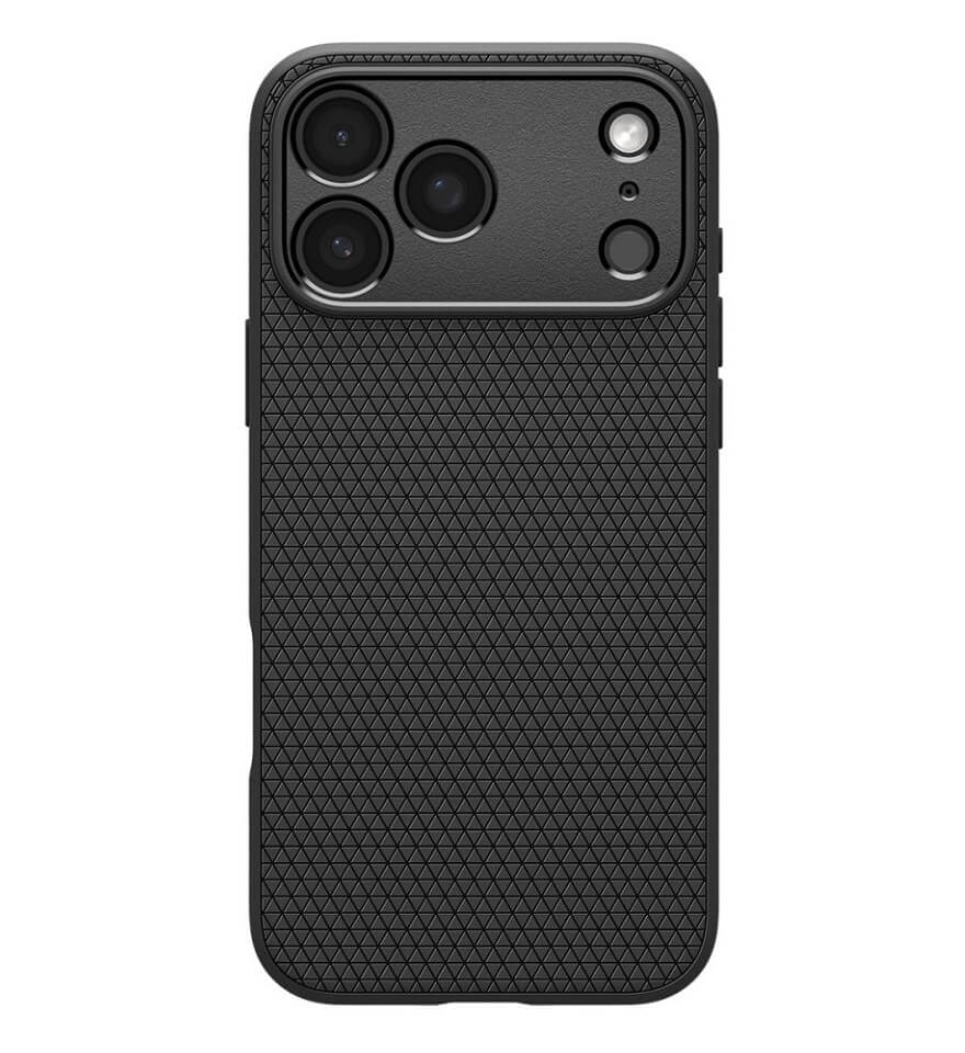 Противоударен Калъф за iPhone 18 Pro Max, Spigen Liquid Air Case, Черен