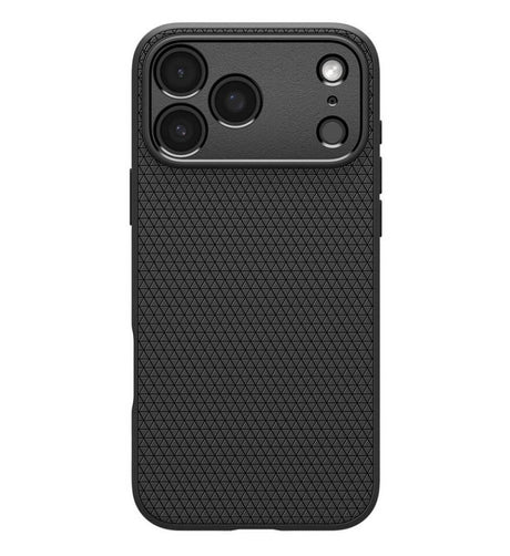 Противоударен Калъф за iPhone 18 Pro Max, Spigen Liquid Air Case, Черен