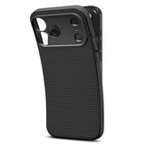 Противоударен Калъф за iPhone 18 Pro Max, Spigen Liquid Air Case, Черен (3)