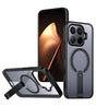 Magsafe Калъф за Xiaomi 17T, GKK Kickstand Magnetic Vent Case, Черен