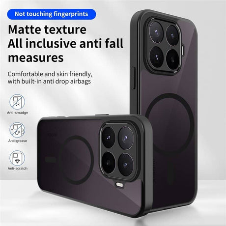 Magsafe калъф за Xiaomi 17T Pro, GKK MagMat Smoky Case, Прозрачен (6)