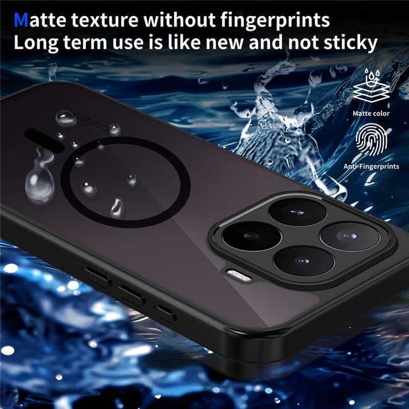 Magsafe калъф за Xiaomi 17T Pro, GKK MagMat Smoky Case, Прозрачен (8)