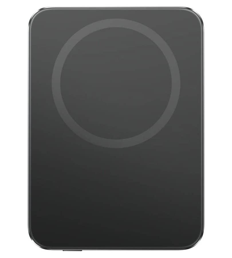 Magsafe Външна Батерия, Xiaomi UltraThin Magnetic Power Bank 5000mAh 15W, Черен (2)