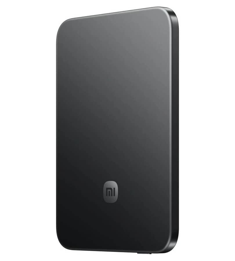 Magsafe Външна Батерия, Xiaomi UltraThin Magnetic Power Bank 5000mAh 15W, Черен