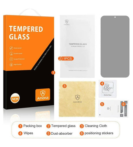 Затъмняващ Протектор за дисплей за Xiaomi 17T Pro, GKK Privacy Glass, Черен (5)