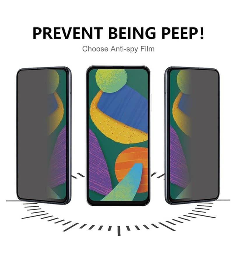 Затъмняващ Протектор за дисплей за Xiaomi 17T, GKK Privacy Glass, Черен (2)