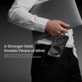 Magsafe калъф за Oppo Find X9 Ultra, Nillkin Clear CamShield Prop Mag Case, Черен (10)
