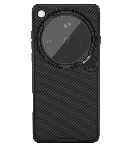 Magsafe калъф за Oppo Find X9 Ultra, Nillkin Clear CamShield Prop Mag Case, Черен (2)