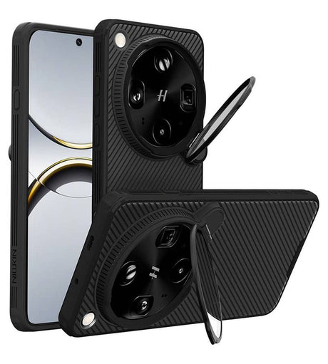 Magsafe калъф за Oppo Find X9 Ultra, Nillkin Clear CamShield Prop Mag Case, Черен