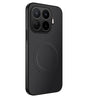 Magsafe калъф за Xiaomi 17T Pro, GKK Carbon Texture Mag Case, Черен (5)