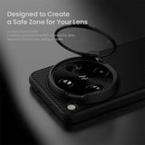 Magsafe калъф за Oppo Find X9 Ultra, Nillkin Clear CamShield Prop Mag Case, Черен (7)
