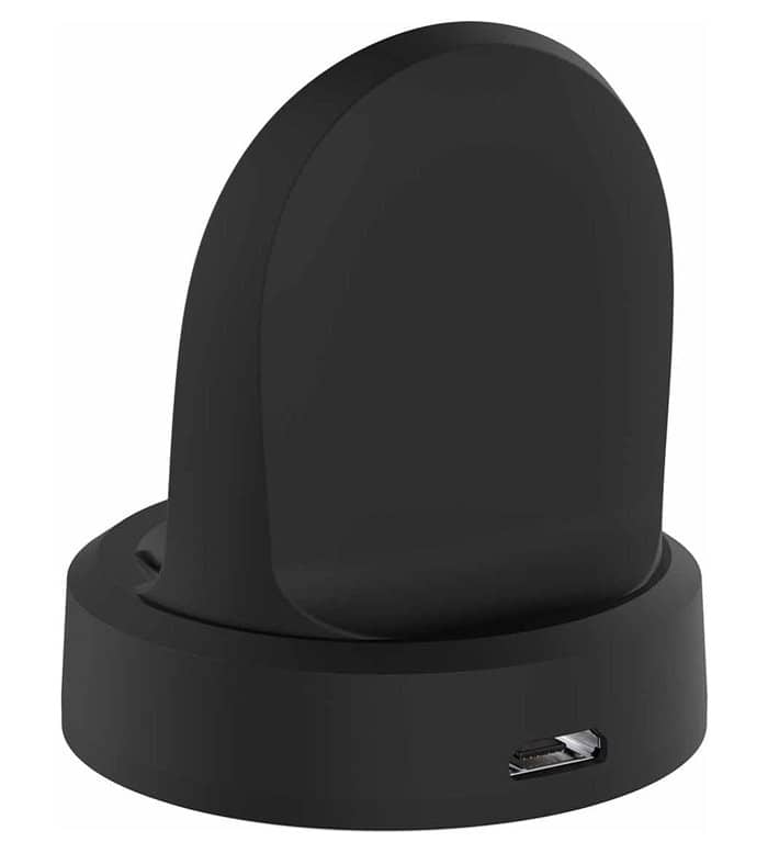 Зарядно за Samsung Watch 5/ 4/ 3/ Active, Wireless Charger, Черен (10)