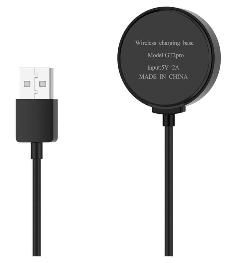 Зарядно за Huawei Watch 4/ 3/ GT3/ GT2 Pro, Wireless Charger, Черен (9)