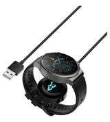 Безжично Зарядно за Huawei Watch GT2 Pro, Wireless Magnetic Charger, Черен (7)