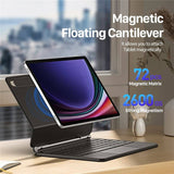 Калъф с Клавиатура и Тъчпад за Samsung Tab S10 Lite/ S10 FE/ S9 FE/ S9, Dux Ducis Magnetic Keyboard Case, Черен (26)