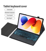 Калъф с Клавиатура за Xiaomi Redmi Pad 2 Pro 12.1", Keyboard+TouchPad Backlit Case, Черен (3)