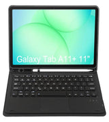 Калъф с Клавиатура за Samsung Tab A11 Plus/ A9 Plus 11", Keyboard TouchPad Case, Черен (6)