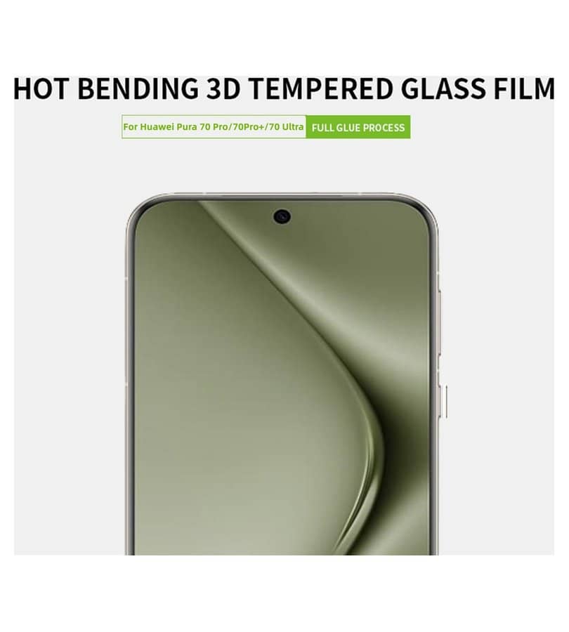 Стъклен Протектор за Huawei Pura 70 Pro/ Ultra, GKK Tempered 3D Glass, Прозрачен (13)