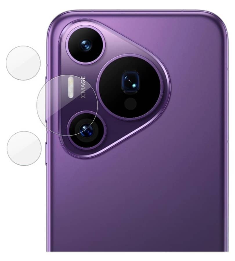 Протектор за Обективите на Huawei Pura 70 Pro, Imak Camera Lens Glass, Прозрачен (6)