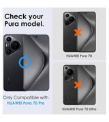 Протектор за Камерата на Huawei Pura 70 Pro, GKK CamRing Lens Glass, Черен (10)