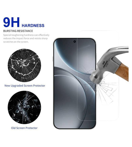Протектор за дисплей за Oppo Find X9 Pro, GKK Tempered Glass, Прозрачен (3)