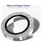 Протектор за Камерата на Samsung Z Flip 7, Cam Lens Glitter Glass, Син (3)