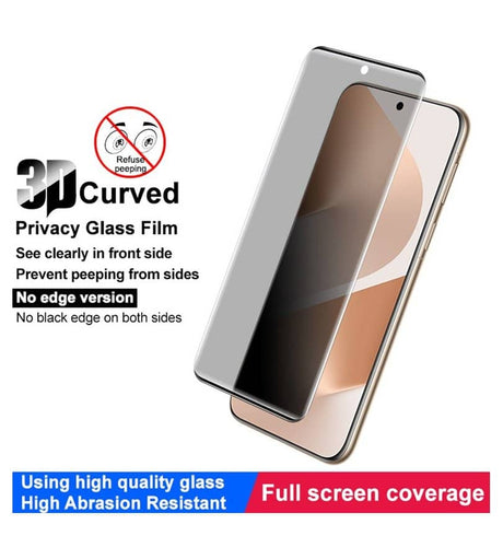 Затъмняващ Протектор за Huawei Pura 80 Pro/ Ultra, Imak Privacy Anti-Spy Glass, Черен (12)