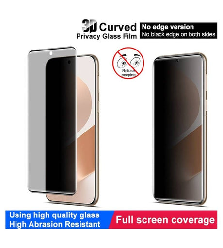 Затъмняващ Протектор за Huawei Pura 80 Pro/ Ultra, Imak Privacy Anti-Spy Glass, Черен (14)