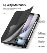 Калъф с Pen Поставка за iPad Air 13" M4/ M3/ M2, Dux Ducis Domo Case, Черен (22)