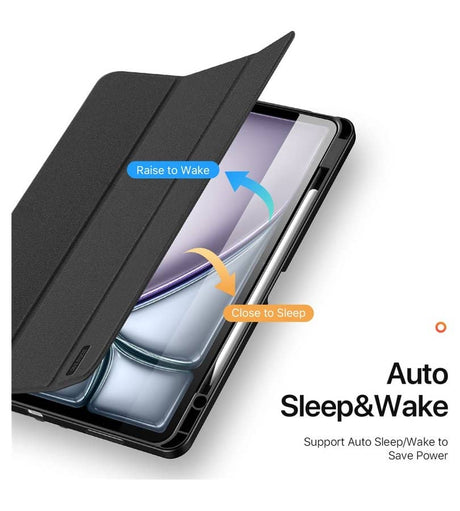 Калъф с Pen Поставка за iPad Air 13" M4/ M3/ M2, Dux Ducis Domo Case, Черен (23)