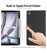 Калъф с Pen Поставка за iPad Air 13" M4/ M3/ M2, Dux Ducis Domo Case, Черен (18)