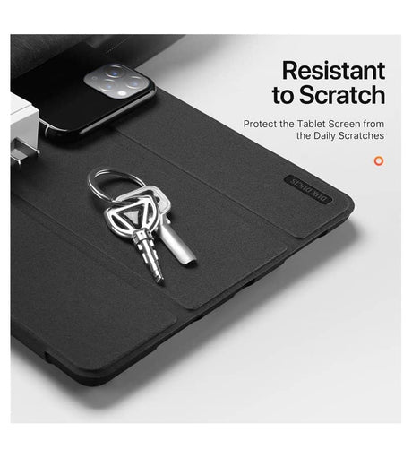Калъф с Pen Поставка за iPad Air 13" M4/ M3/ M2, Dux Ducis Domo Case, Черен (20)