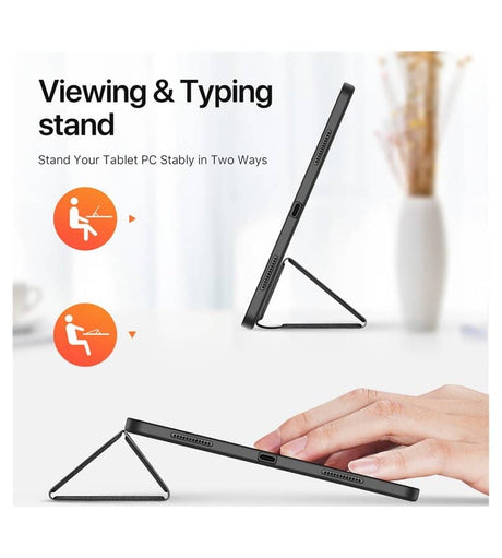 Калъф с Pen Поставка за iPad Air 13" M4/ M3/ M2, Dux Ducis Domo Case, Черен (19)