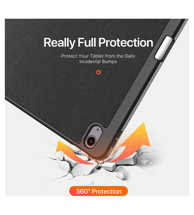 Калъф с Pen Поставка за iPad Air 13" M4/ M3/ M2, Dux Ducis Domo Case, Черен (13)