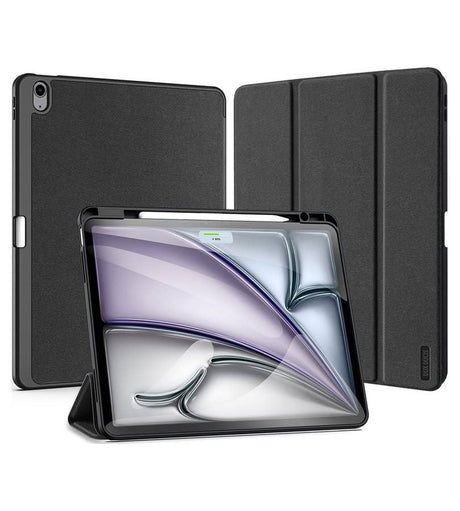 Калъф с Pen Поставка за iPad Air 13" M4/ M3/ M2, Dux Ducis Domo Case, Черен (16)