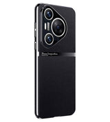 Кожен Калъф за Huawei Pura 70 Pro, GKK Leather Case, Черен (3)