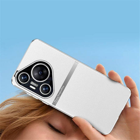 Кожен Калъф за Huawei Pura 70 Pro, GKK Leather Case, Черен (6)