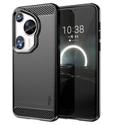 Противоударен Калъф за Huawei Pura 70 Ultra, Premium Carbon Case, Черен (8)