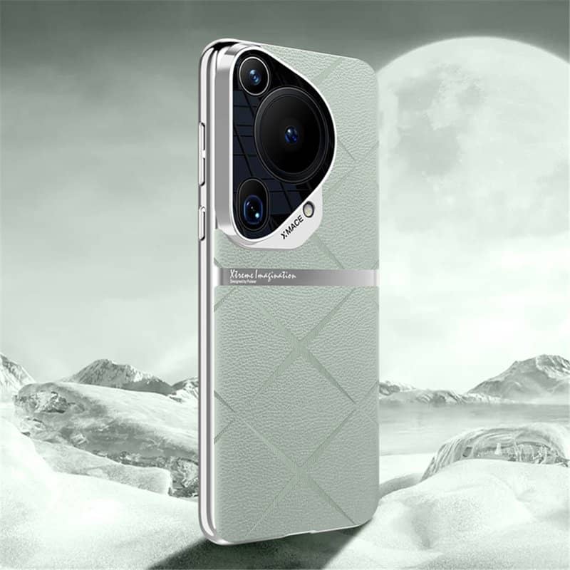 Кожен Калъф за Huawei Pura 70 Ultra, GKK Leather Case, Зелен (4)