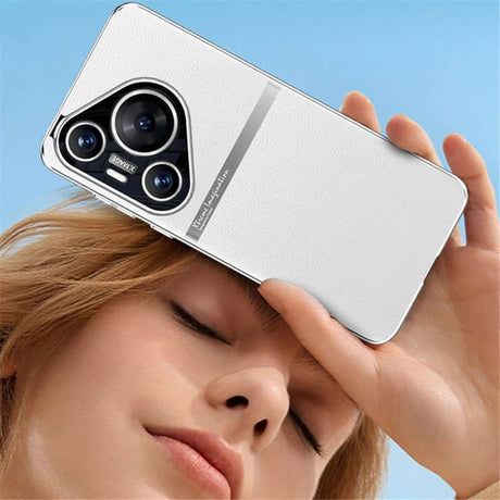 Кожен Калъф за Huawei Pura 70, GKK Leather Case, Оранжев (8)