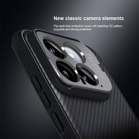 Калъф с Поставка за Xiaomi 14, Nillkin Metal CamShield Prop Case, Черен (11)
