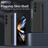 Калъф за Samsung Z Fold 3, GKK Stylus Hard Case, Черен (2)
