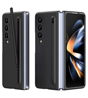 Калъф за Samsung Z Fold 3, GKK Stylus Hard Case, Черен