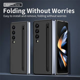 Калъф за Samsung Z Fold 3, GKK Stylus Hard Case, Черен (6)